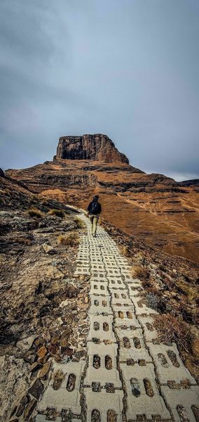 Walking towards Sentinel Peak.