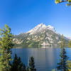 Teewinot Mountain across Jenny Lake.