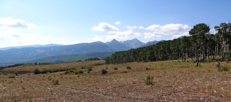 View from the highest point on the Hay Park Trail.