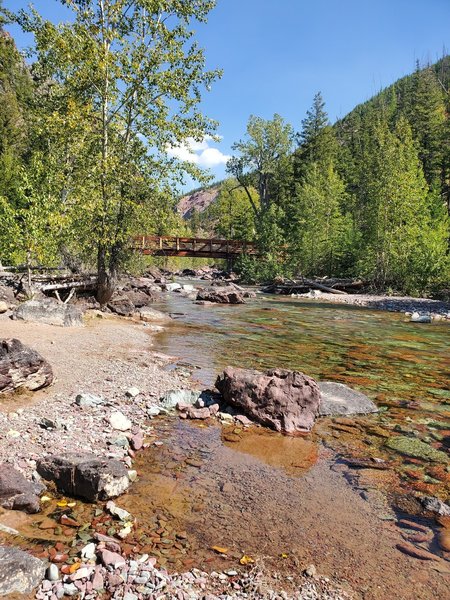 Bridge at the North Fork Guard Cabin