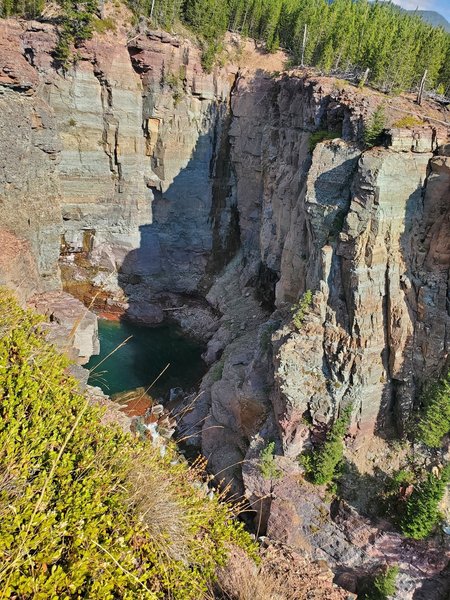 One of the pools at the falls.