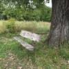 The big bench off the Meadowlark Prairie Trail.