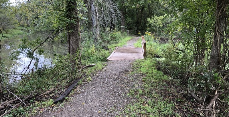 Bridge on the Blue Heron Trail.