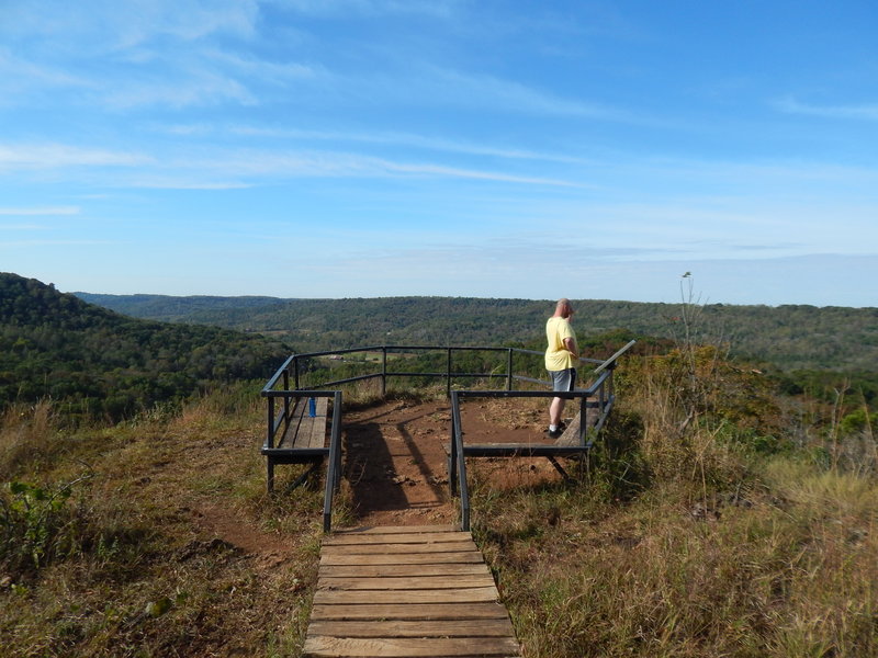 At the top of buzzardroost rock.