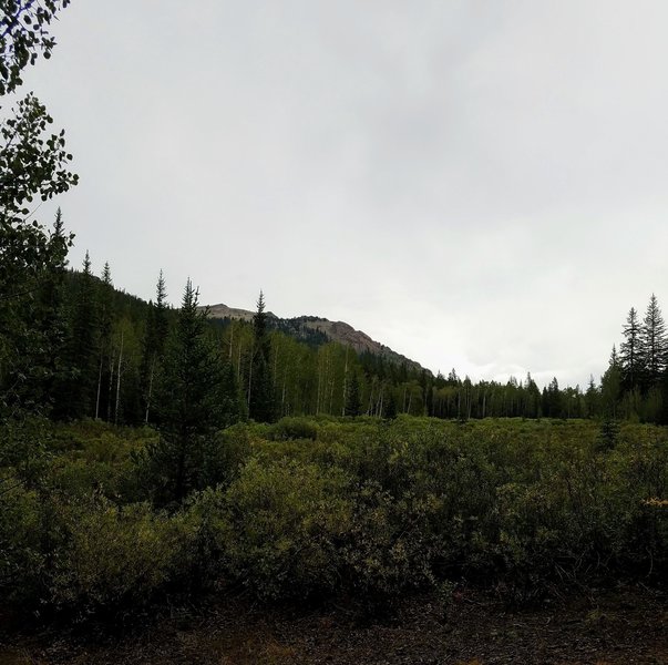 View of Kenosha Mountains from Segment 5 of CT