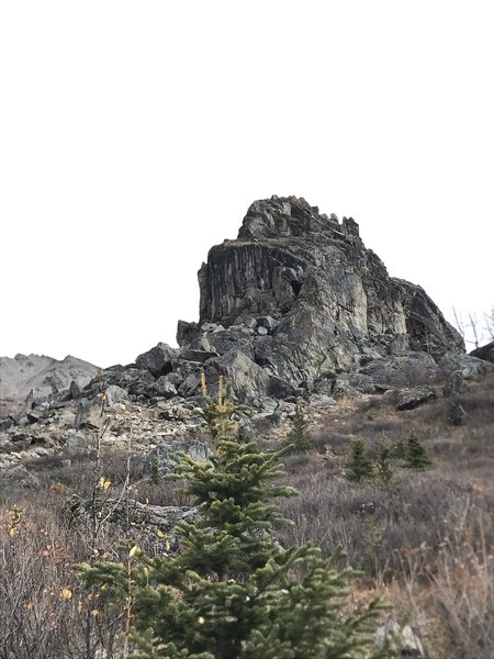 First set of Savage Alpine Trail rocks greeting you from the parking lot