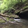 Cold, clear creek along the Mason Dixon Trail.