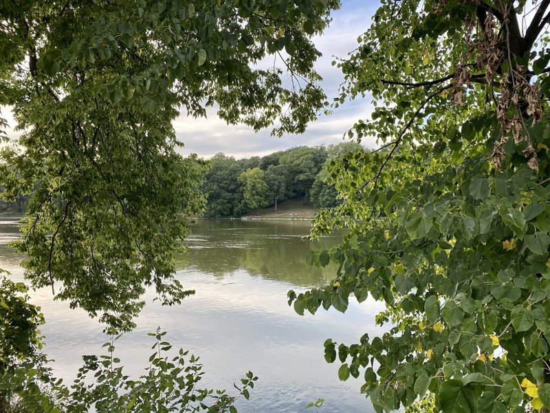 The Blue Trail offers nice views of the Fox River.