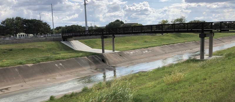 Atwell Bridge over Brays Bayou