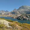 Lower Jean Lake along the CDT on a crystal clear September morning.