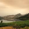 A smoky day at Summit Lake