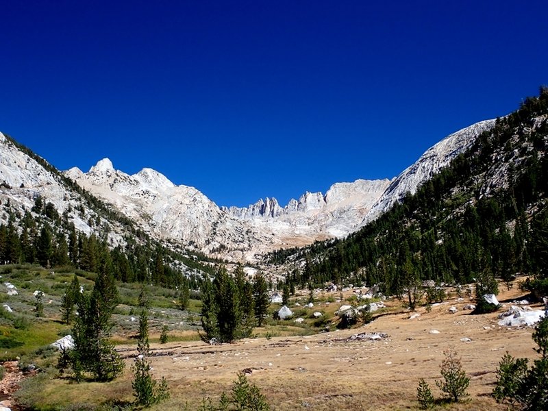 Sawtooth Ridge comes into view.