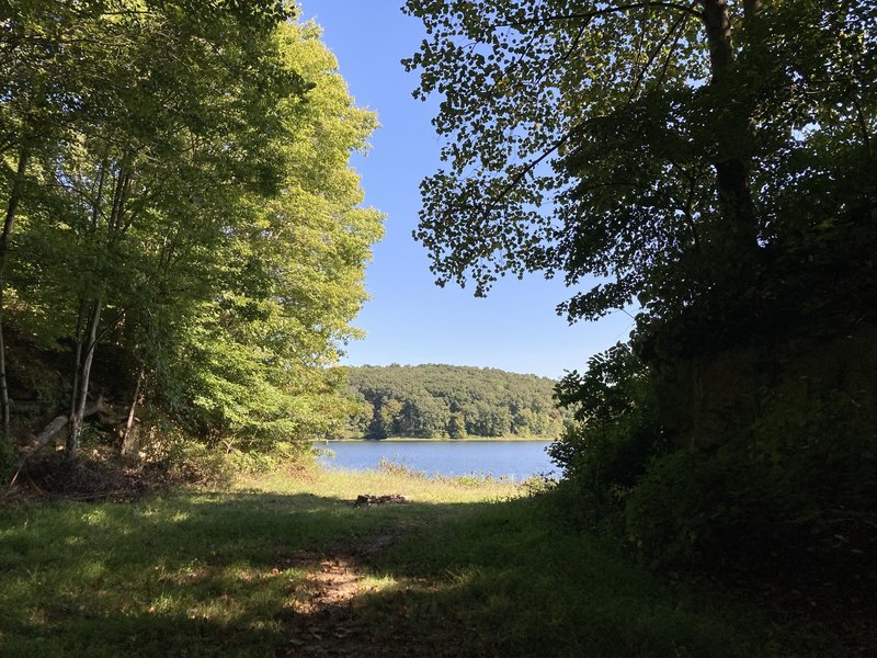 View of Lake From West Trailhead