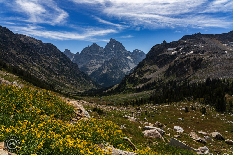 Grand Tetons from Lake Solitude