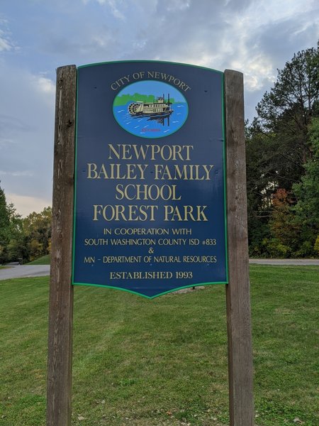 Bailey Park Welcome Sign