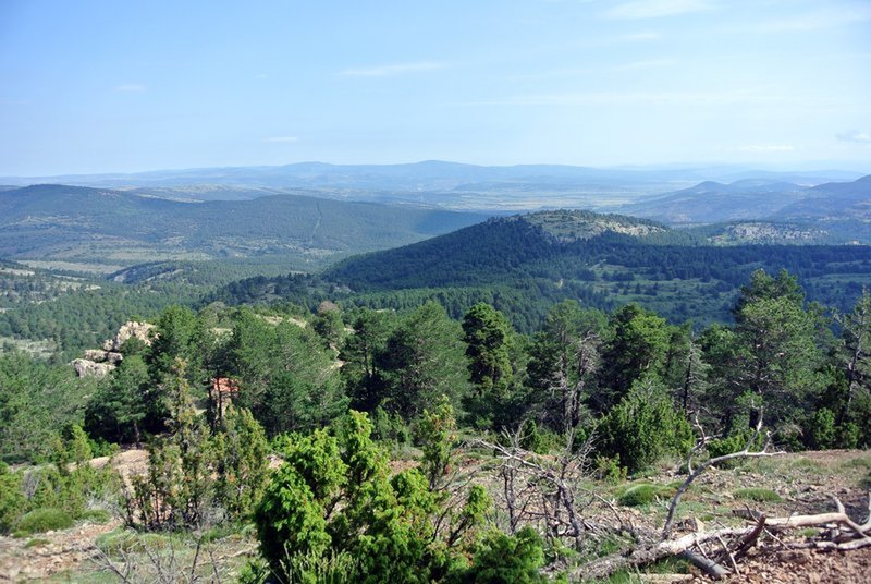 Vistas desde la senda de ascenso al pico