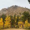 Fall Foliage. View of Signal Butte from TH.