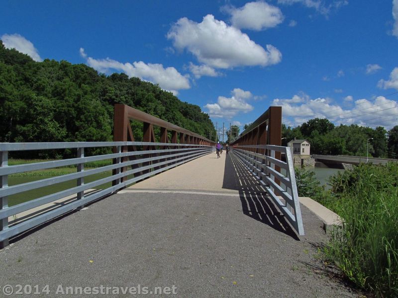 Genesee Valley Greenway bridge over the Genesee River north of Mt. Morris