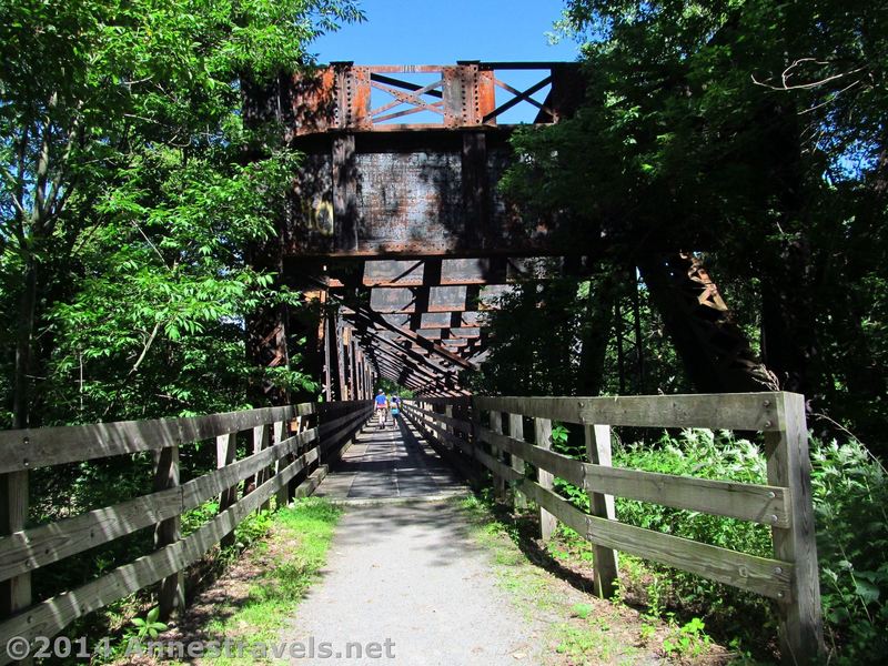 Old Trestle at the junction of the Genesee Valley Greenway and Lehigh Valley Trail