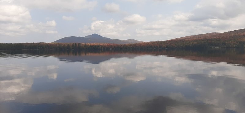 Debar Mountain view from Meacham Lake