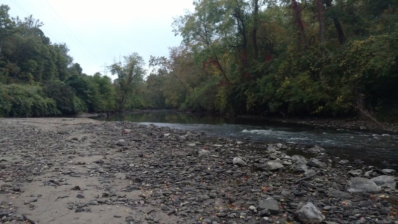 Beach area accessed through Valley Link.