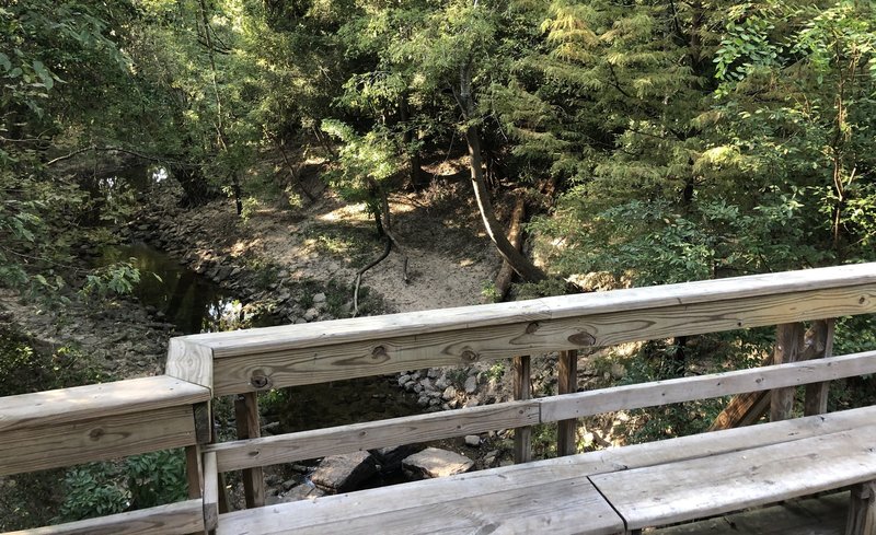 Bridge over Rummel Creek on the Mary Cravens Trail.