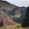 View from the top of Slide Canyon into Slate