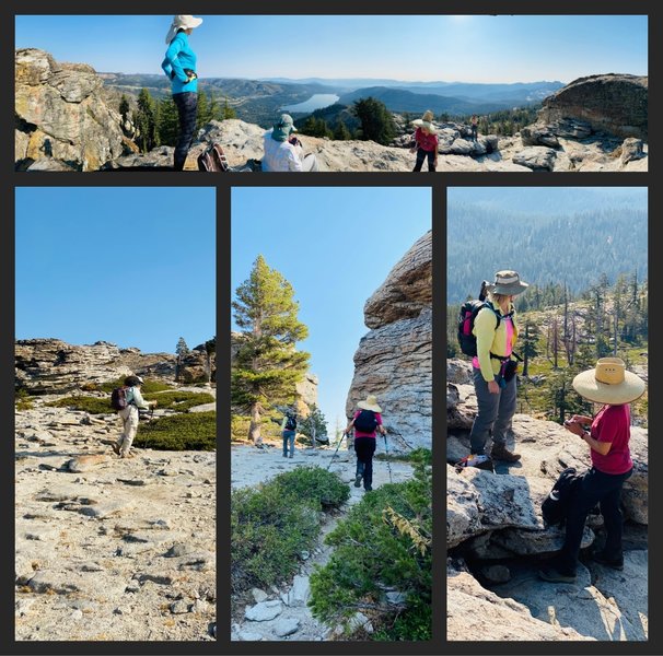 The view above the final climb -- Donner Peak