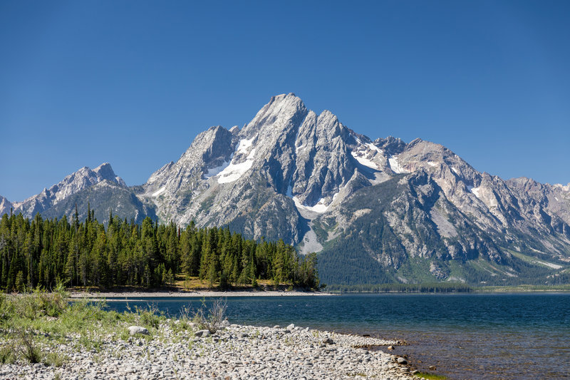 Mount Moran across Jackson Lake.