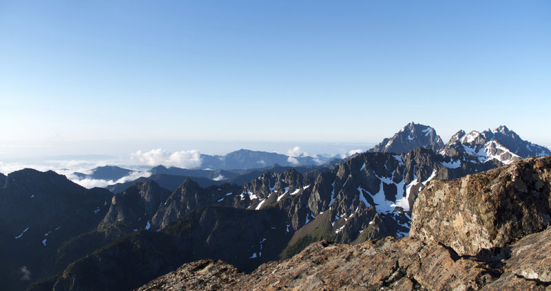 View toward the south, notice Rainier.