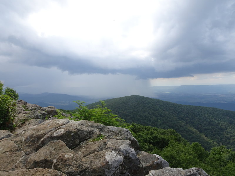 Hawksbille summit view.