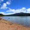 Brown Mountain across Fish Lake.