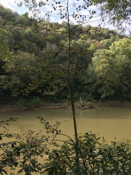 Scenic overlook of the Green River.