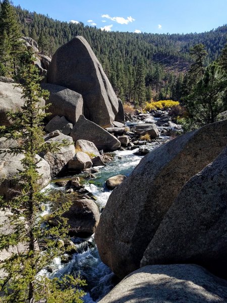 Boulders along South Platte River Trail #654.