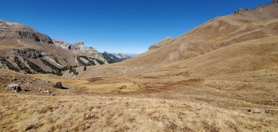 Looking north from the basin.