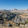 Death Canyon Shelf from Static Peak.