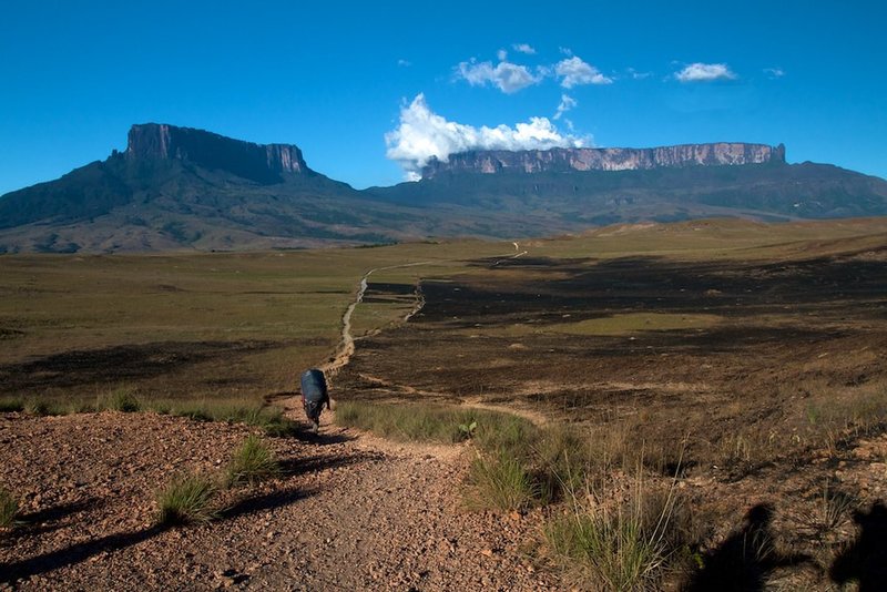 First views of Mount Roraima