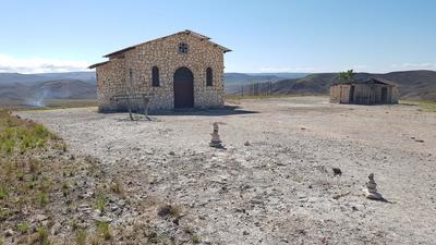 Backcountry church along the trail