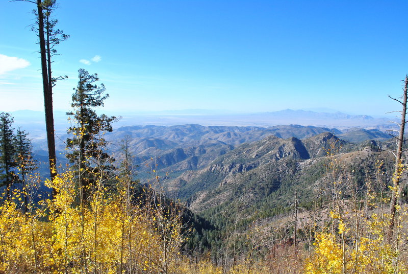 View north from the Peak.