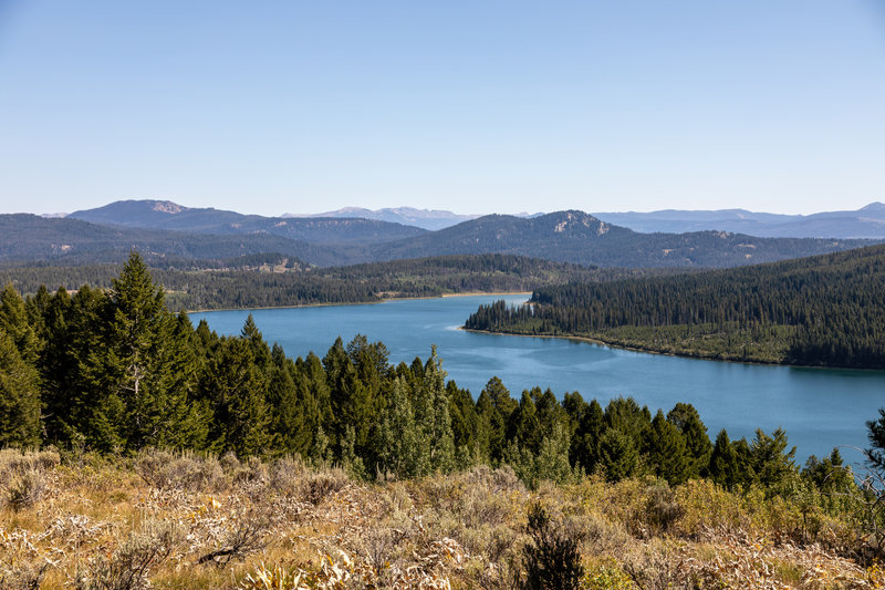 The eastern half of Emma Matilda Lake.