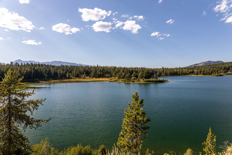 Emma Matilda Lake from its southern shore.