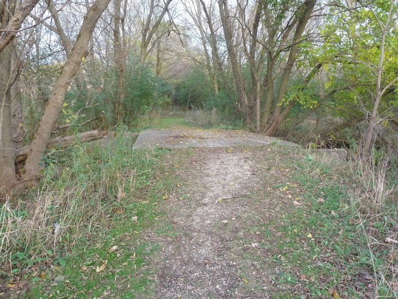 Bridge over Mill Creek to Walnut Trail.