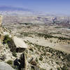 100 yards east of the trail, best view of Grand Mesa, Gunnison River and Escalante Canyon.