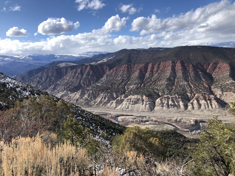 Top of Red Hill, looking at I-70