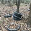 A Tire Graveyard from Pre-Reservoir Times