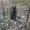 One of the sinks next to the trail.