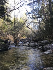 Looking Drakes Brook in autumn.