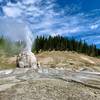 The Lone Star Geyser erupts fairly frequently.