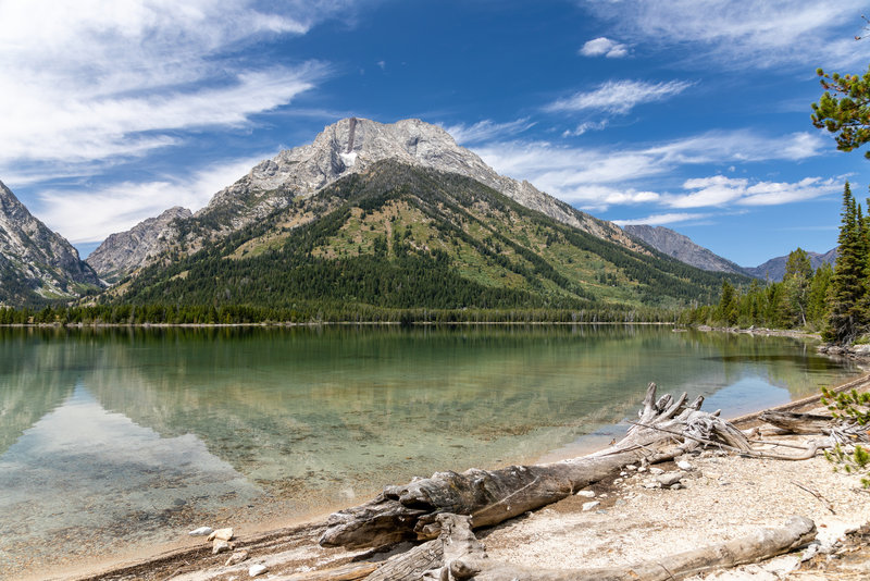 Mount Moran across Leigh Lake