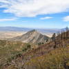 View SE a little past halfway point of trail.